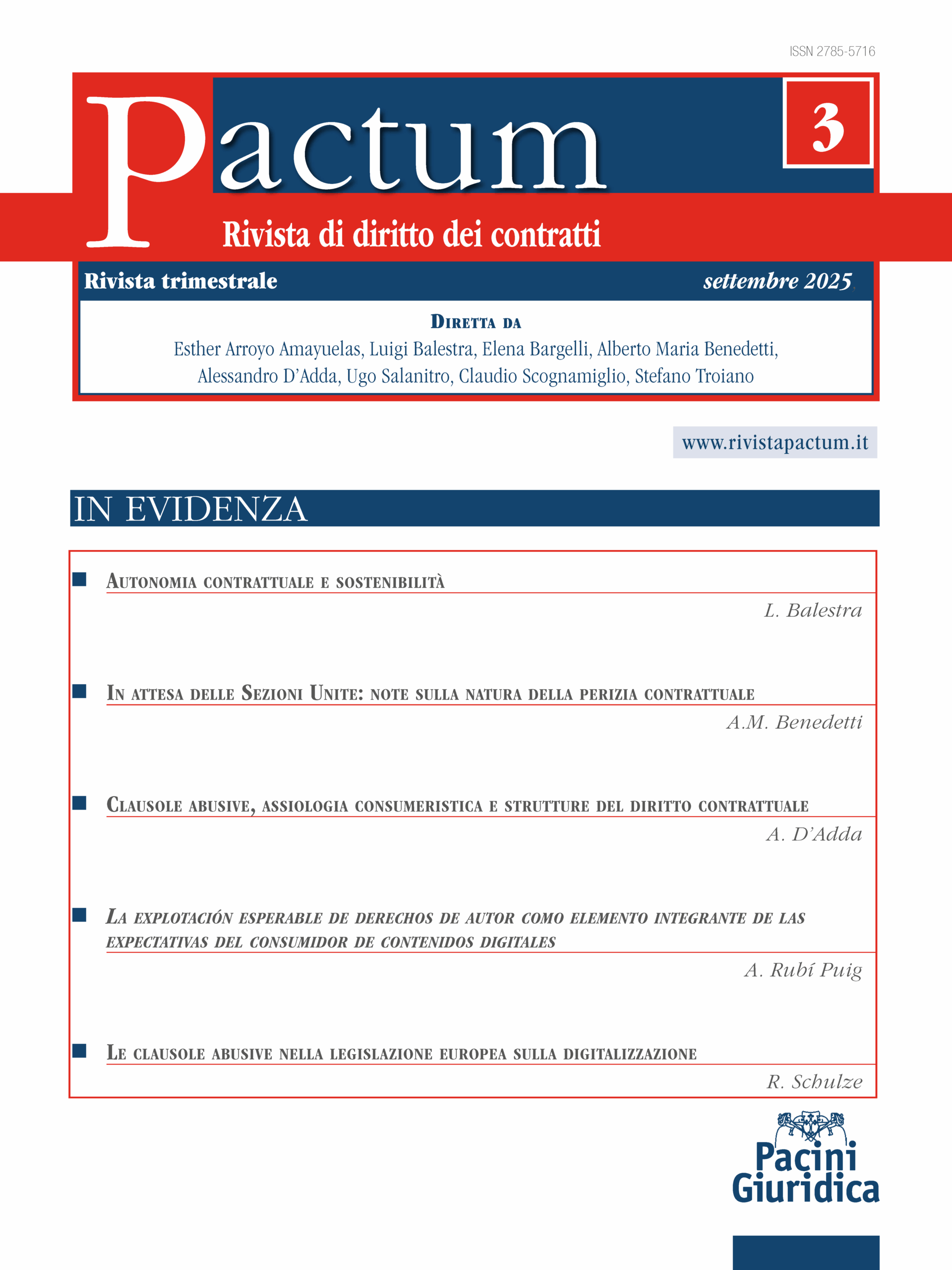 Fascicolo n. 3/2025 sfogliabile